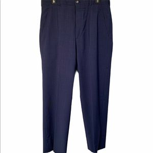 Dormeuil Blue Light Wool Dress Pants 32 waist